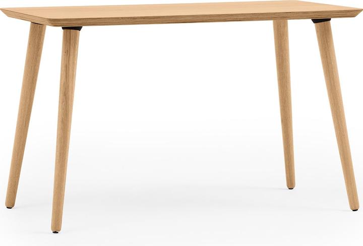 Actual product image Oakywood Classic Desk - Klassischer Schreibtisch aus Massivholz - Eichenfurnier / 140x70 - (140 x 70 cm)