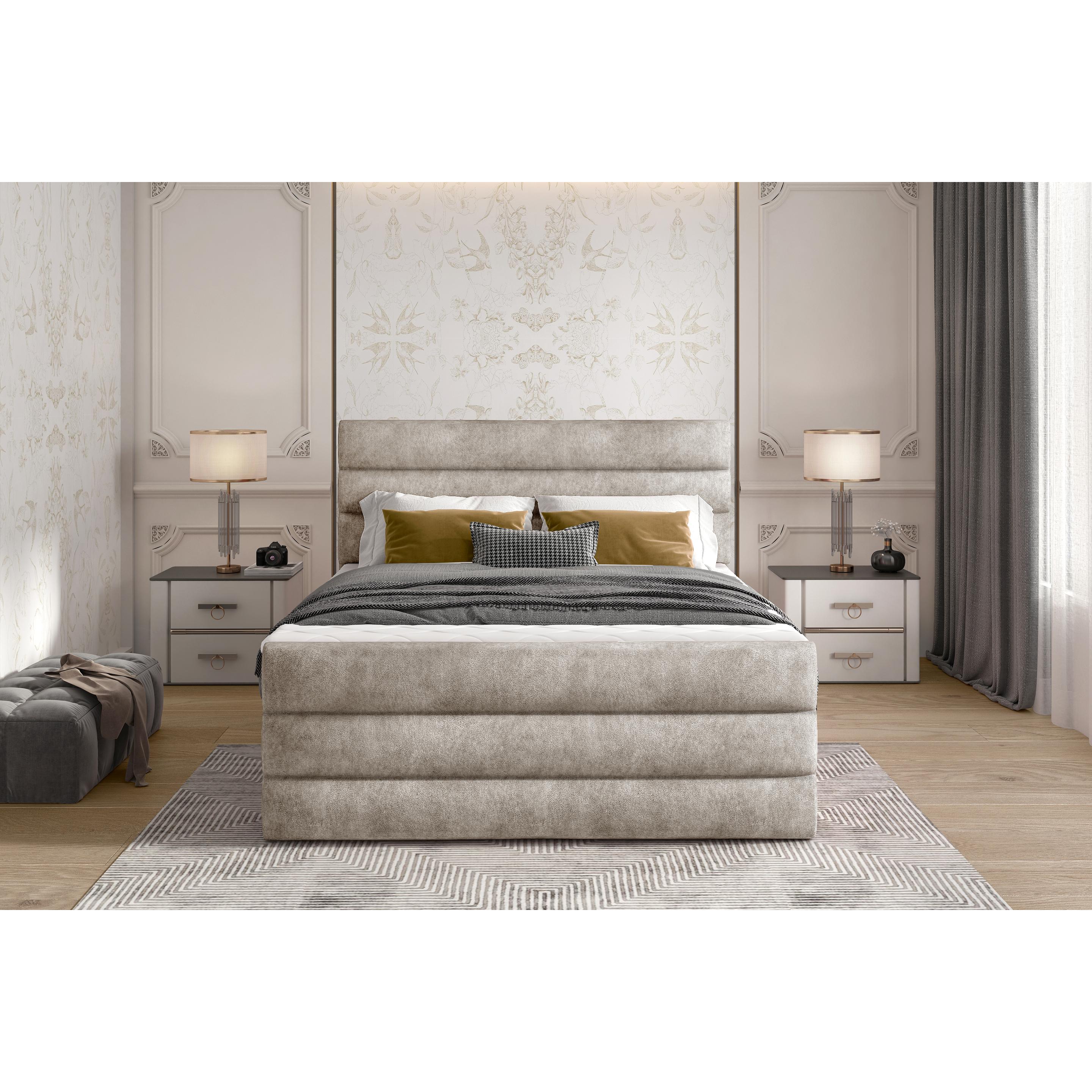 ELTAP, Boxspringbett, Cande mit Stauraum (160 x 200 cm)