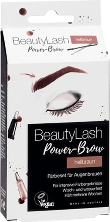 BeautyLash Eyebrow Tint Kit Light Brown