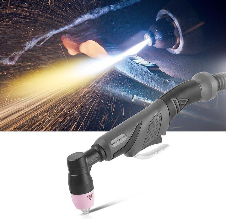 Actual product image Stahlwerk Plasma cutting torch AG-60 SG-55 leather-protected 5 m hose package