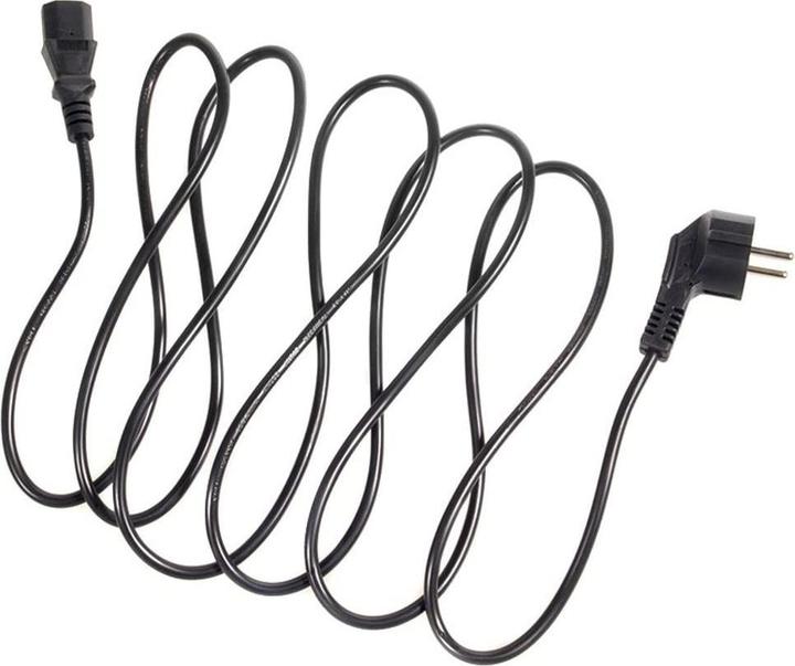 Actual product image Maclean Cable d'alimentation 3m (Noir) (3 m)