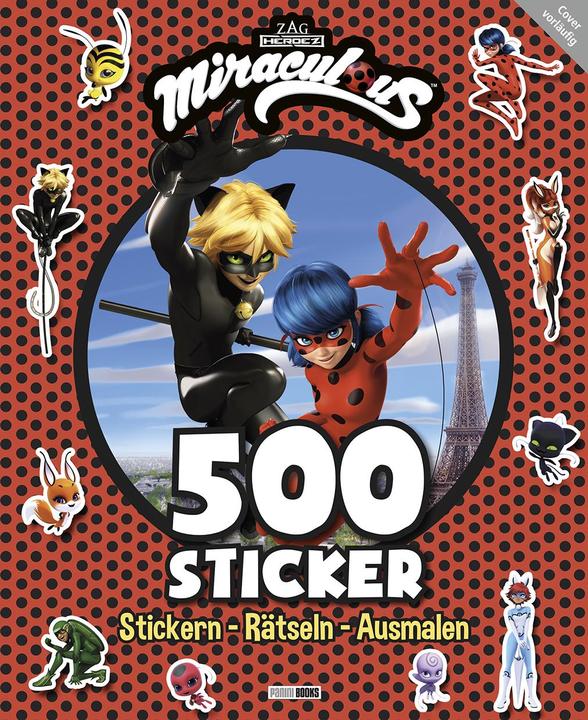 Actual product image Panini Miraculous 500 stickers - pad with 8 sticker pages (500 pcs.)