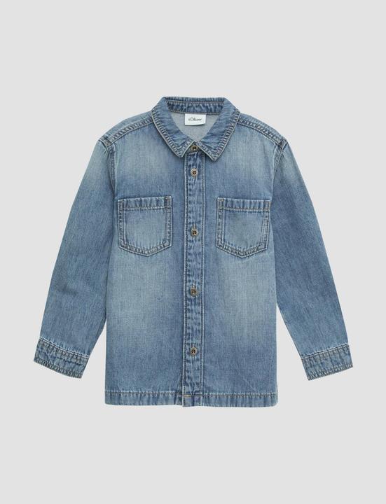 Produktbild S.Oliver Hemd Denim-Hemd im Used-Look (104, 110)