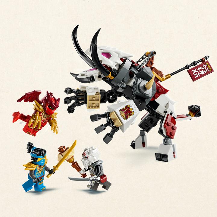 Produktbild LEGO Zilvar auf seinem Drachentier Grimtak (71863, LEGO Ninjago)