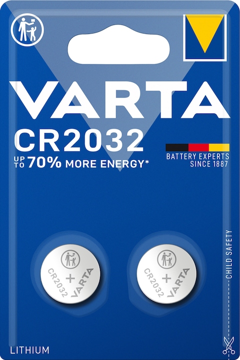 Produktbild Varta Electronics CR2032 (2 Stk., CR2032, 230 mAh)