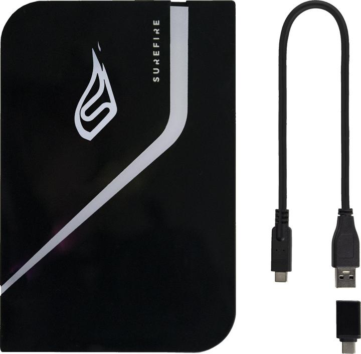 Actual product image Verbatim SureFire PyroDrive Gaming SSD USB 3.2 Gen 1 2TB Black (2 TB)