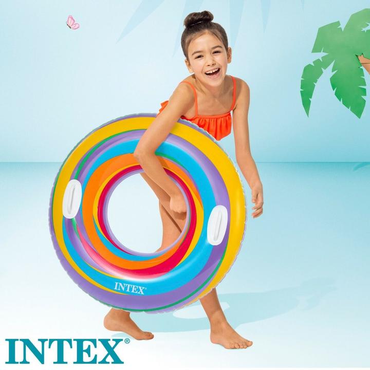 Produktbild Intex Aufblasbarer Donut-Schwimmhilfe Ø 91 cm 91 x 22 x 91 cm (24 Stück)
