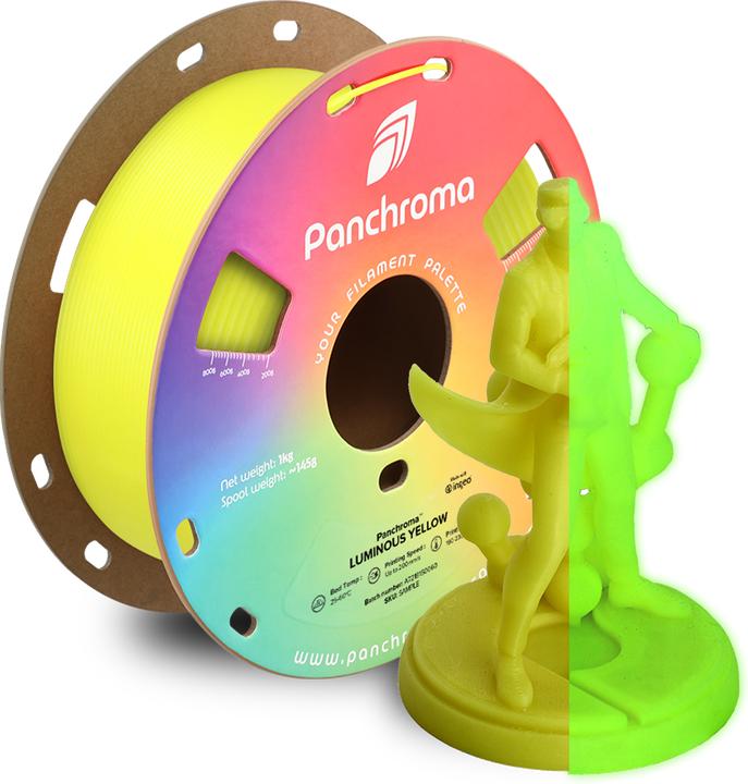 Actual product image Polymaker Panchroma™ PLA Luminous (PLA, 1.75 mm, 1000 g)