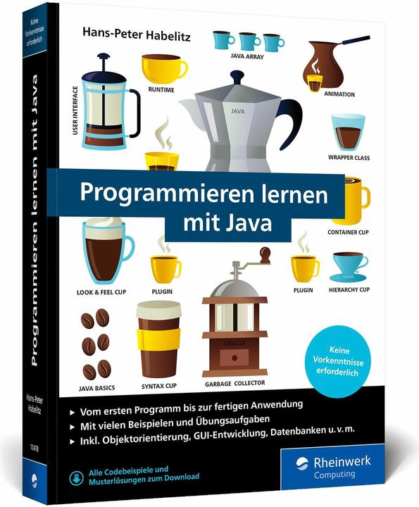 Produktbild Programmieren lernen mit Java (Deutsch, Hans-Peter Habelitz, 2024)