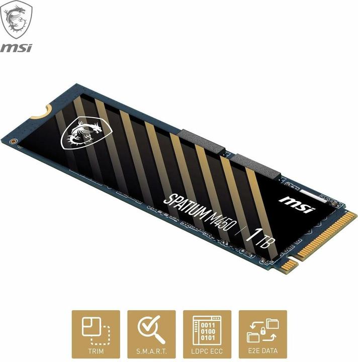 Produktbild MSI Spatium M450 (1000 GB, M.2 2280)