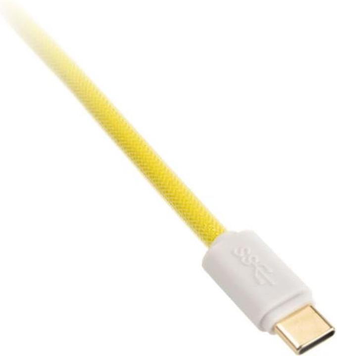 Produktbild Ducky Premicord Cotton Candy Spiralkabel, USB Typ C auf Typ A (1.80 m, USB 2.0)
