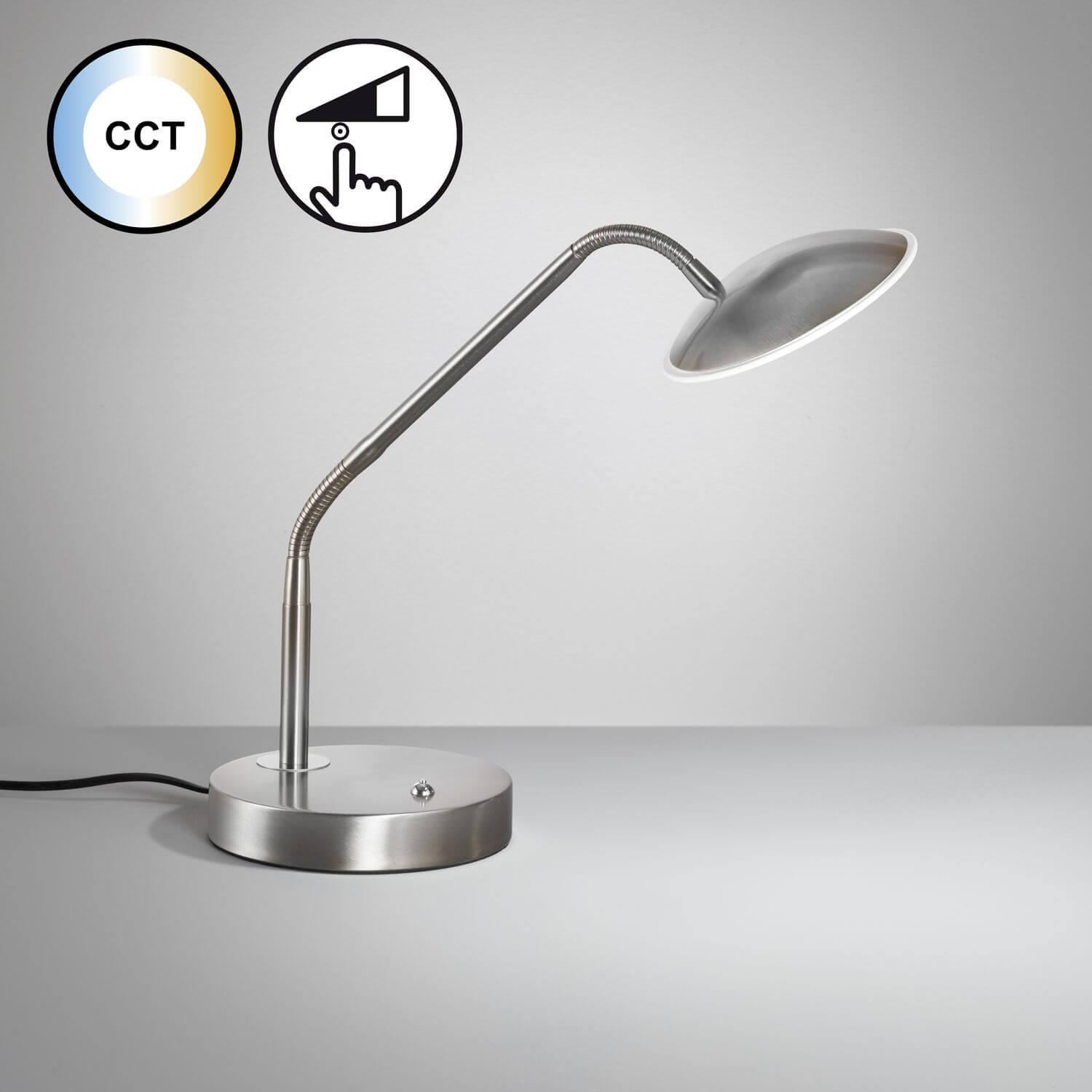 Thumbnail - Fischer & Honsel, Tischlampe, Honsel Tallri LED Tischleuchte 7,5W Tunable white steuerbar dimmbar Glas teilsatiniert nic