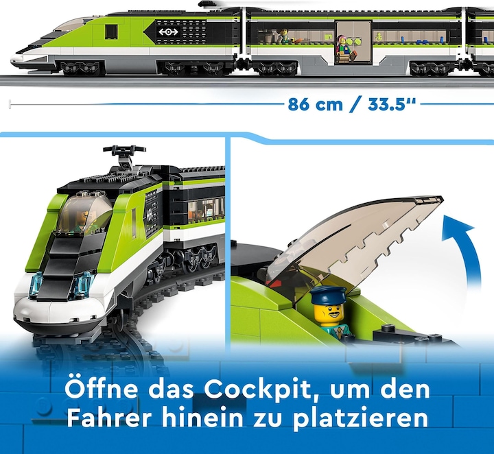 Actual product image LEGO Passenger express train (60337, LEGO City, LEGO Powered UP)