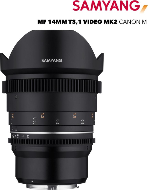 Produktbild Samyang 14mm T3.1 MK2 Canon M (Canon EF-M, Vollformat)