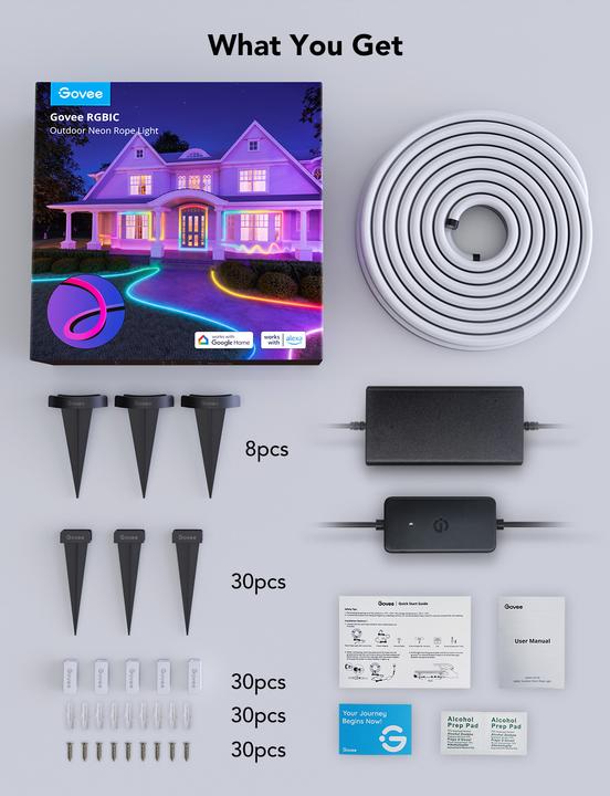 Produktbild Govee Neon Strip Lights (RGBIC, 1000 cm, Indoor, Outdoor)