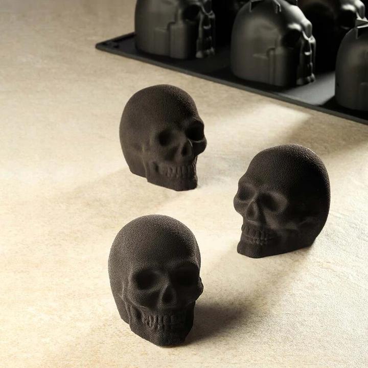 Actual product image Pavoni Silikonform Totenkopf