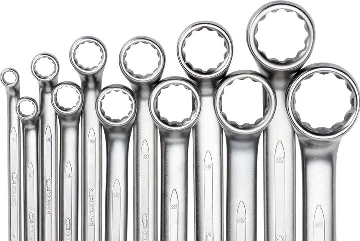 Actual product image Bahco Double ring spanner set, deep offset, 12-edge, metric, 12 pcs (32 mm)