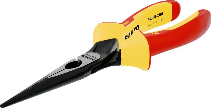 Productafbeelding Bahco ERGO rondbek tang met geïsoleerde tweecomponenten handgrepen, gefosfateerd (200 mm)