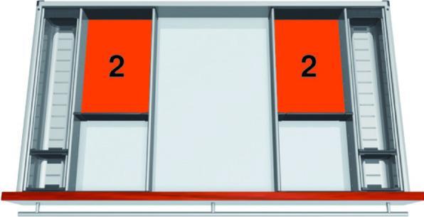 Blum Vakkenpakket ORGA-LINE voor TANDEMBOX antaro