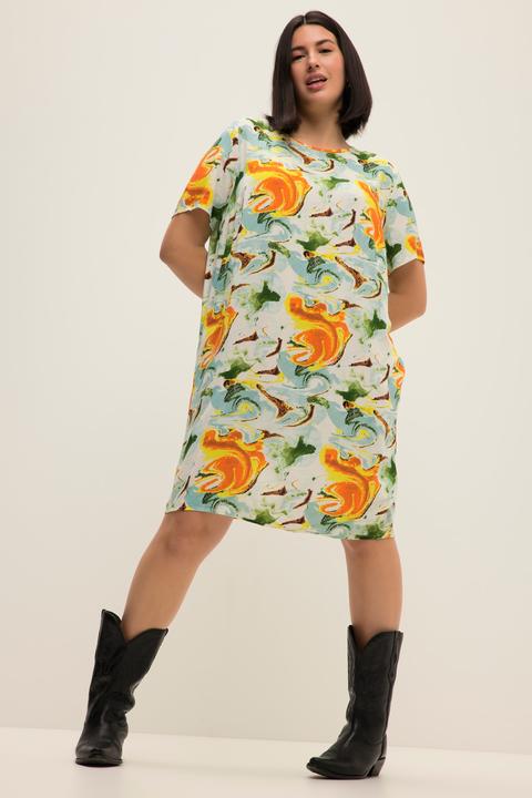 Produktbild Studio Untold Minikleid, Straight Fit, Color Print, Rundhals, Halbarm (46, 48)