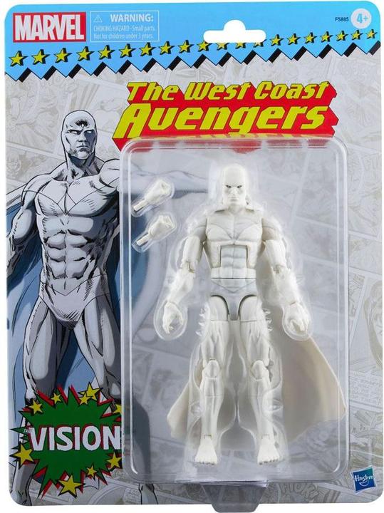 Actual product image Hasbro Marvel Legends Retro Collection Series Action Figure 2022 Vision (The West Coast Avengers)