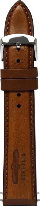 Zeppelin braunes Lederband 20 mm (20 mm, Leder)