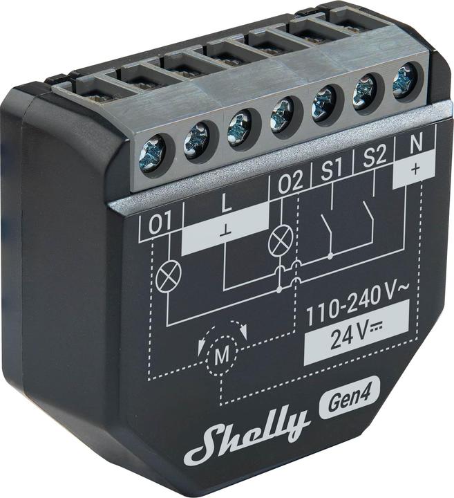 Immagine prodotto Shelly 2PM Gen4 (Attuatore dell'interruttore)