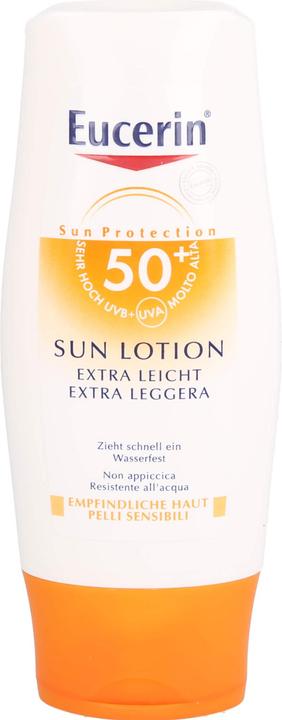 Actual product image Eucerin Sensitive Protect (Suntan cream, SPF 50+, 150 ml, 500 g)