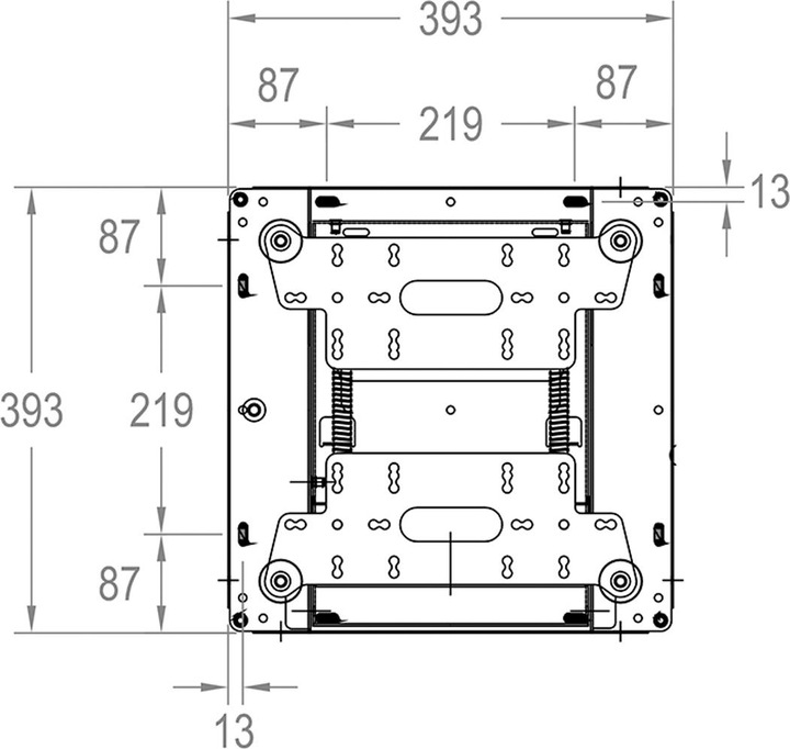 Image du produit Hagor VWH-1-petit support vidéo mural pour écrans 86-101cm 34-40 pouces réglage fin de la profondeur... (Mur, 40", 25 kg)