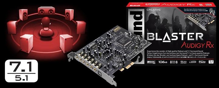 Image du produit Creative Sound Blaster Audigy Rx (PCI-E x1)