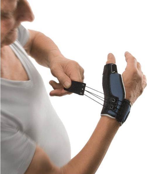 Produktbild Bort Medical Generation Daumenschiene S links blau (S)
