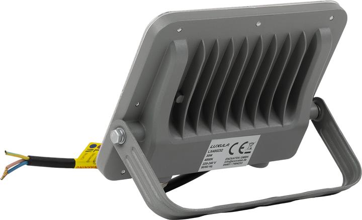 Produktbild Luxula LED-Fluter, EEK: E, 30W, 3900lm, 4000K, IP65, grau (3900 lm, IP65)