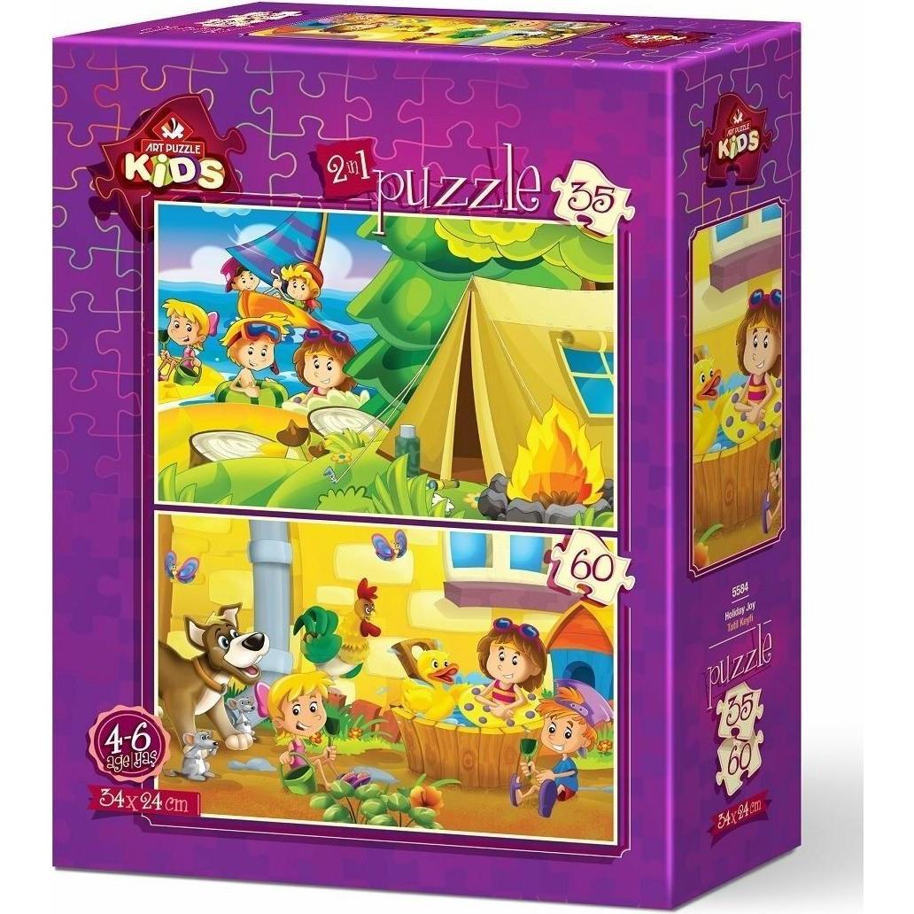 Lamberth ART PUZZLE Puzzle Holiday Delight 35+60 Teile
