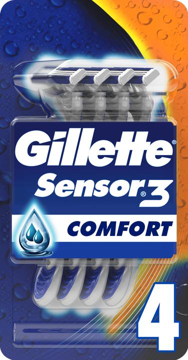 Image du produit Gillette Sensor3 rasoir jetable x4 (4 x)