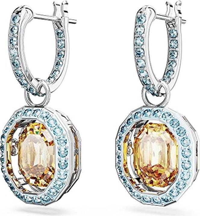 Swarovski Chroma Drop Ohrhänger Oktagon Schliff (Swarovski Metall)