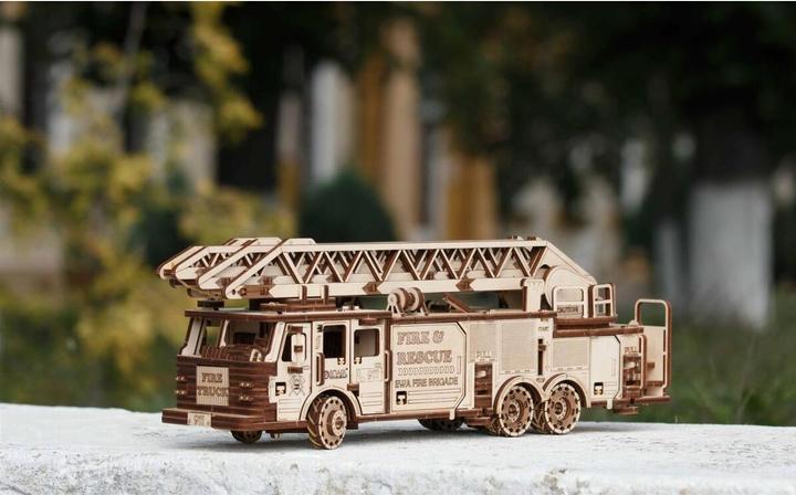 Image du produit Eco Wood Art Camion de pompiers - Kit de construction en bois 3D