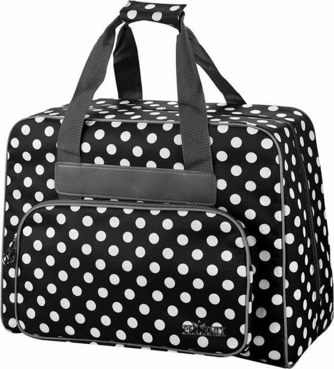 Immagine prodotto Phönix Borsa per macchina da cucire a pois nera