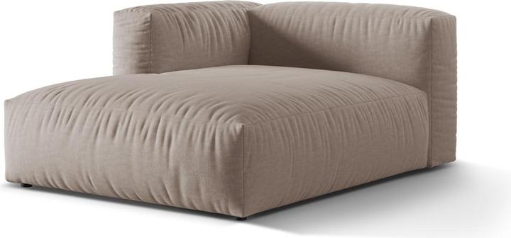 Image du produit Micadoni Chaise longue modulable gauche, "Martina", 1 Place, 176x123x75 Fabriqué en Europe (Recamière)