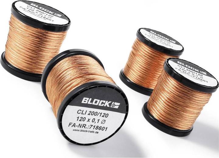 Actual product image Block Copper enamelled wire Outer diameter (24 m)