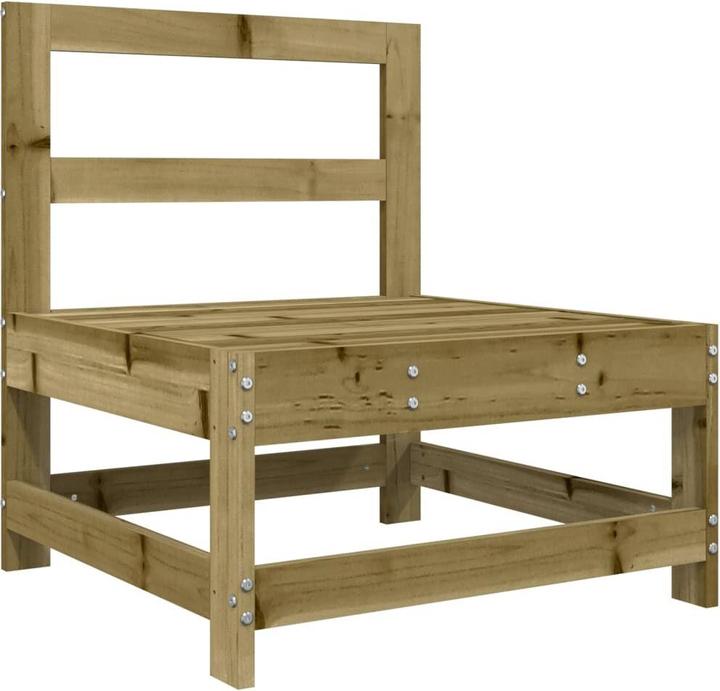 Actual product image vidaXL 7-tlg. Garten-Lounge-Set Kiefernholz Imprägniert,Material