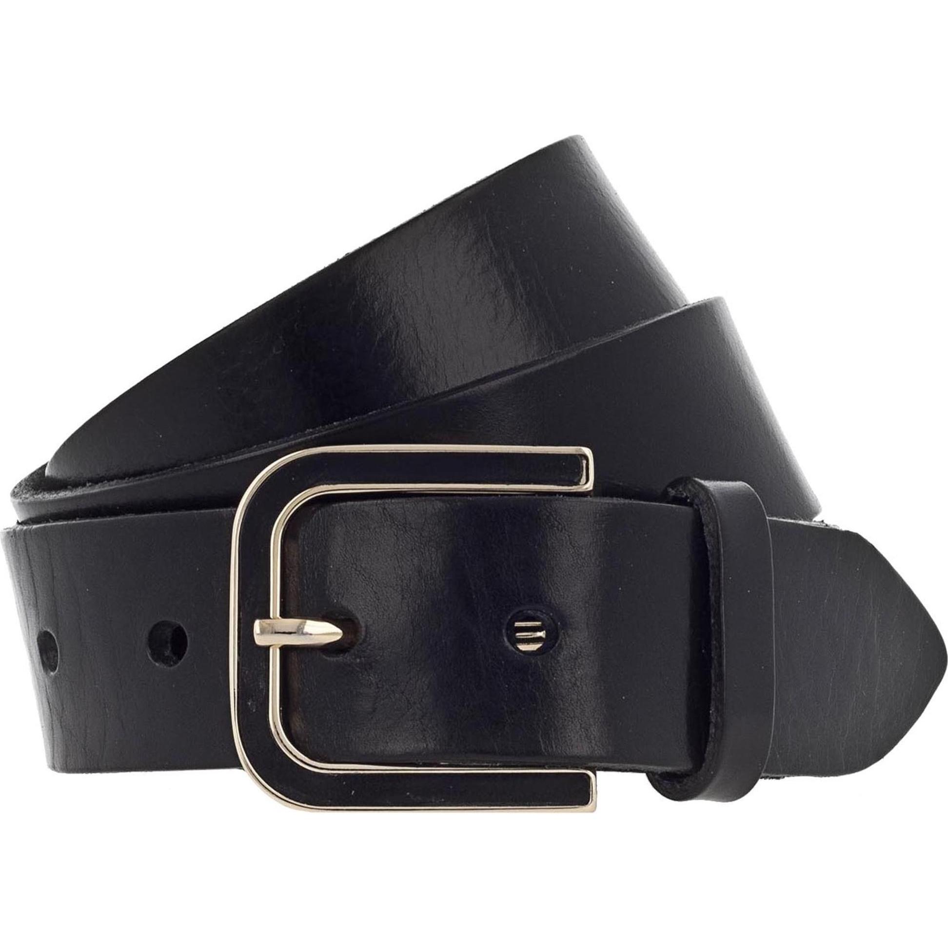 Vanzetti, Herren, Gürtel, Gürtel Leder, Schwarz, (95)