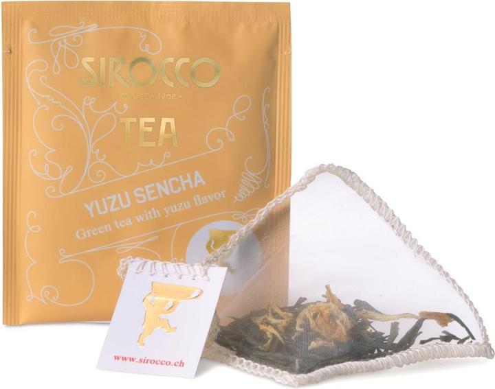 Immagine prodotto Sirocco Bustine di tè Yuzu Sencha 20 (131 g)