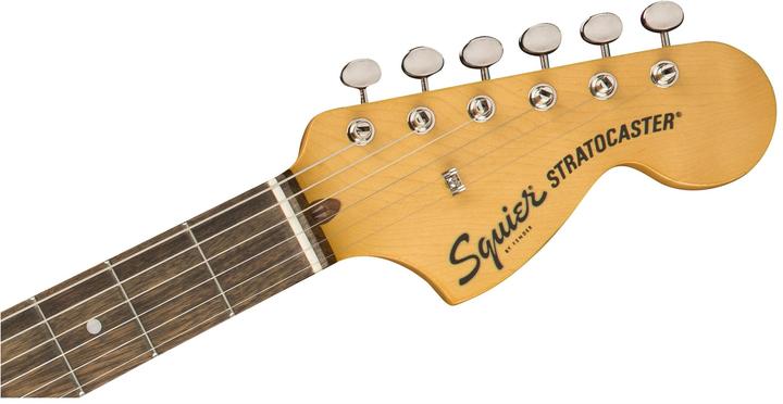 Productafbeelding Fender Classic Vibe 70s Stratocaster olympisch wit (Elektrische gitaar, Polyurethaan, Populier, Bot, Esdoorn, Nato)