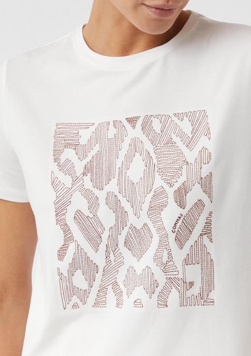 Actual product image Comma T-Shirt T-Shirt aus Baumwollmix mit Artwork (48)