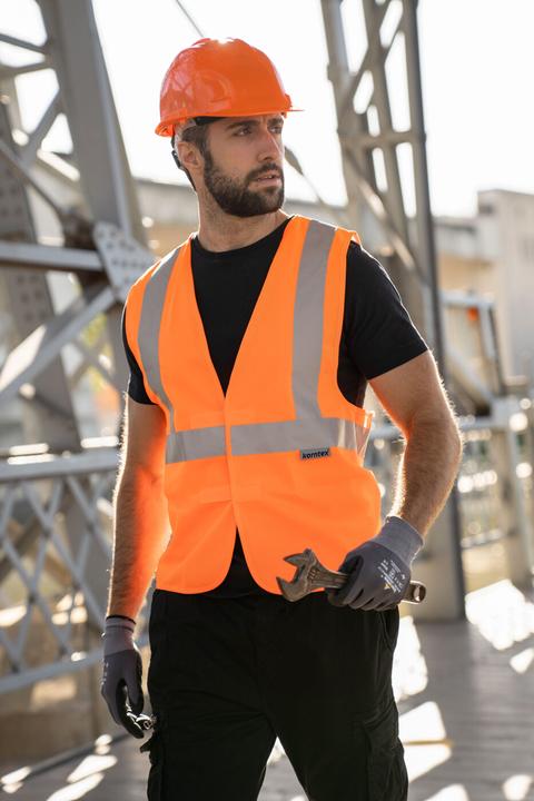 Produktbild Korntex Warnweste mit 3 Reflexstreifen (L)