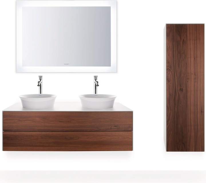 Produktbild Duravit White Tulip Halbhochschrank, Breite 400 x Tiefe 360mm, 1 Tür Anschlag links Tip-on Öffnung