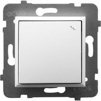 Ospel ŁP-3U/m/00, Taster + Schalter, Weiss