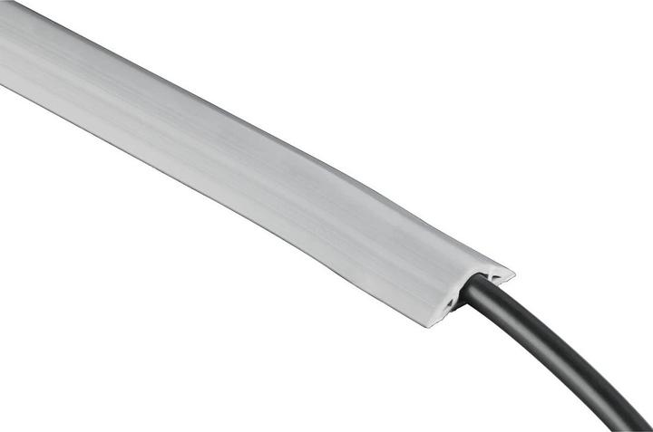 Produktbild Hama Flexibler Kabelkanal, selbstklebend, halbrund, 180 x 3 x 1 cm, PVC, Grau (Kabelkanal, 1800 mm)