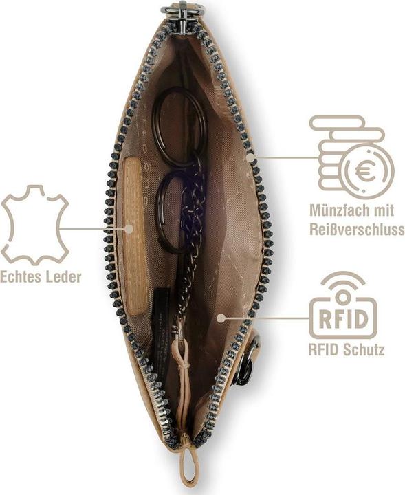 Actual product image Bugatti Elsa key case leather 12.5 cm