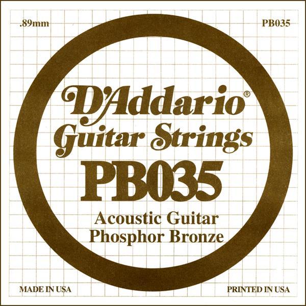 Produktbild D'Addario Pb035 (1x, Gitarre, 0.04")